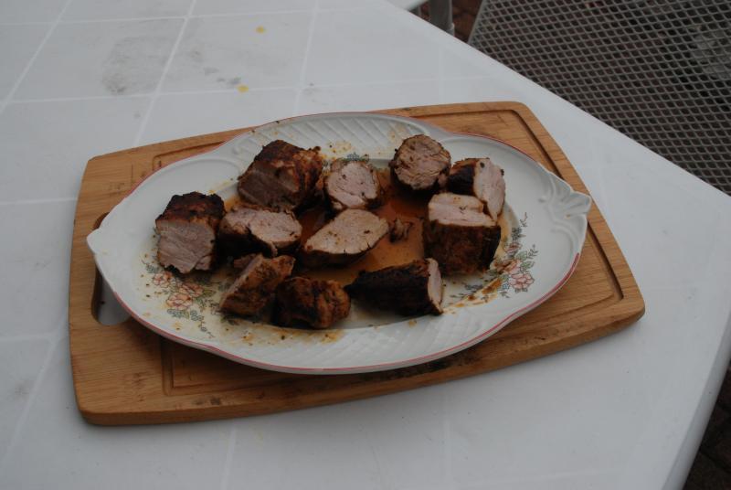 Die Filets vor dem Essen