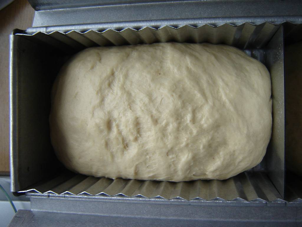 Toastbrot während der 2. Gare