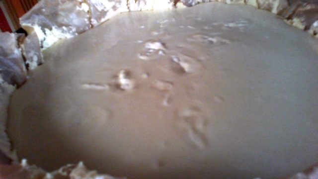 Käsekuchen mit Eiweißschaumkruste