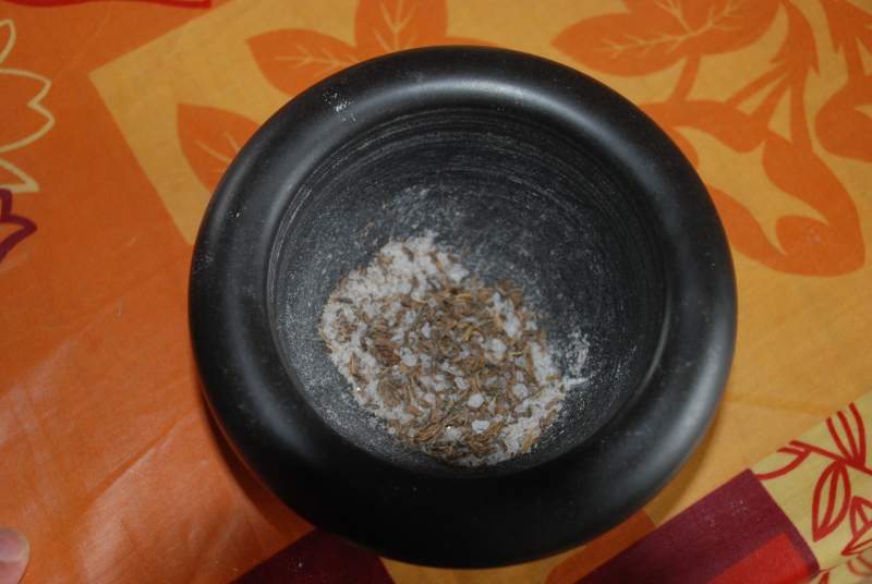 Meersalz und Fenchel