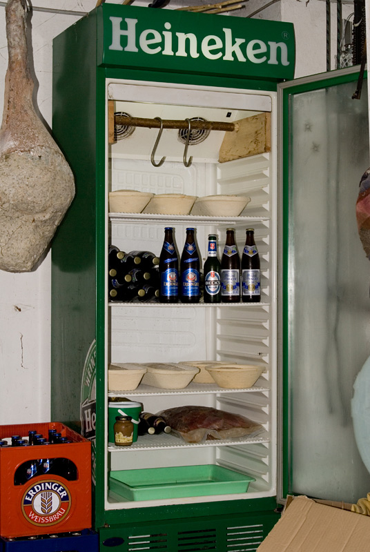 Gärkörbe in der Kühlung