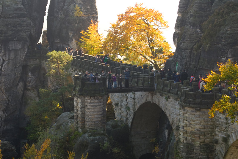 Suchbild: Basteibrücke mit meiner Familie