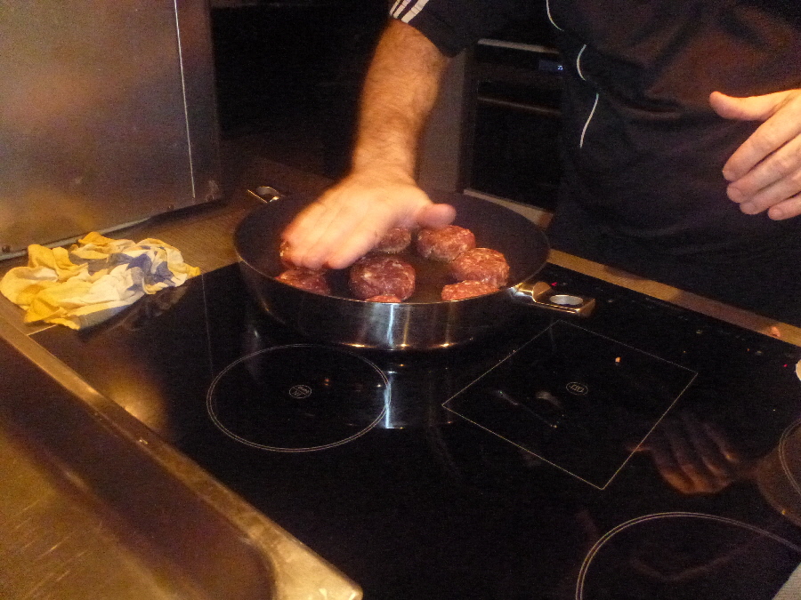 Vom Rest gabs Frikos,Wildschweinfrikos....