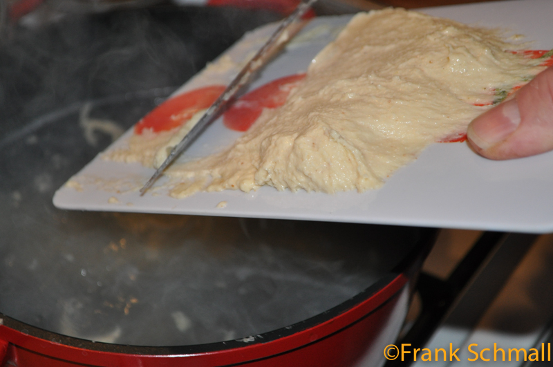 Spätzle handgeschabt