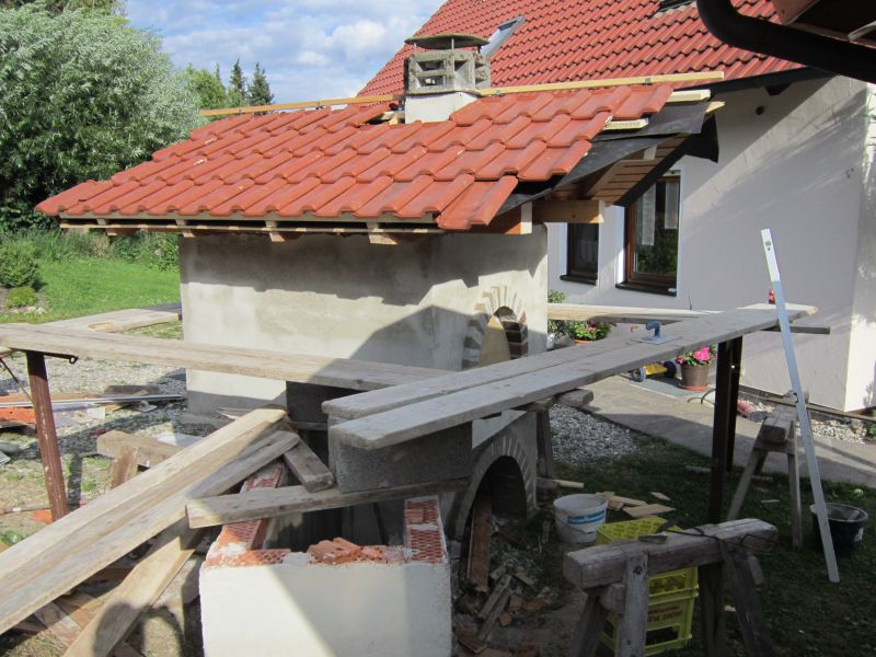 Die erste Seite mit Ziegel